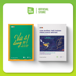 Sách Combo VIẾT RA TIỀN (Viết đi đừng sợ + Con đường trở thành Freelance Writter)
