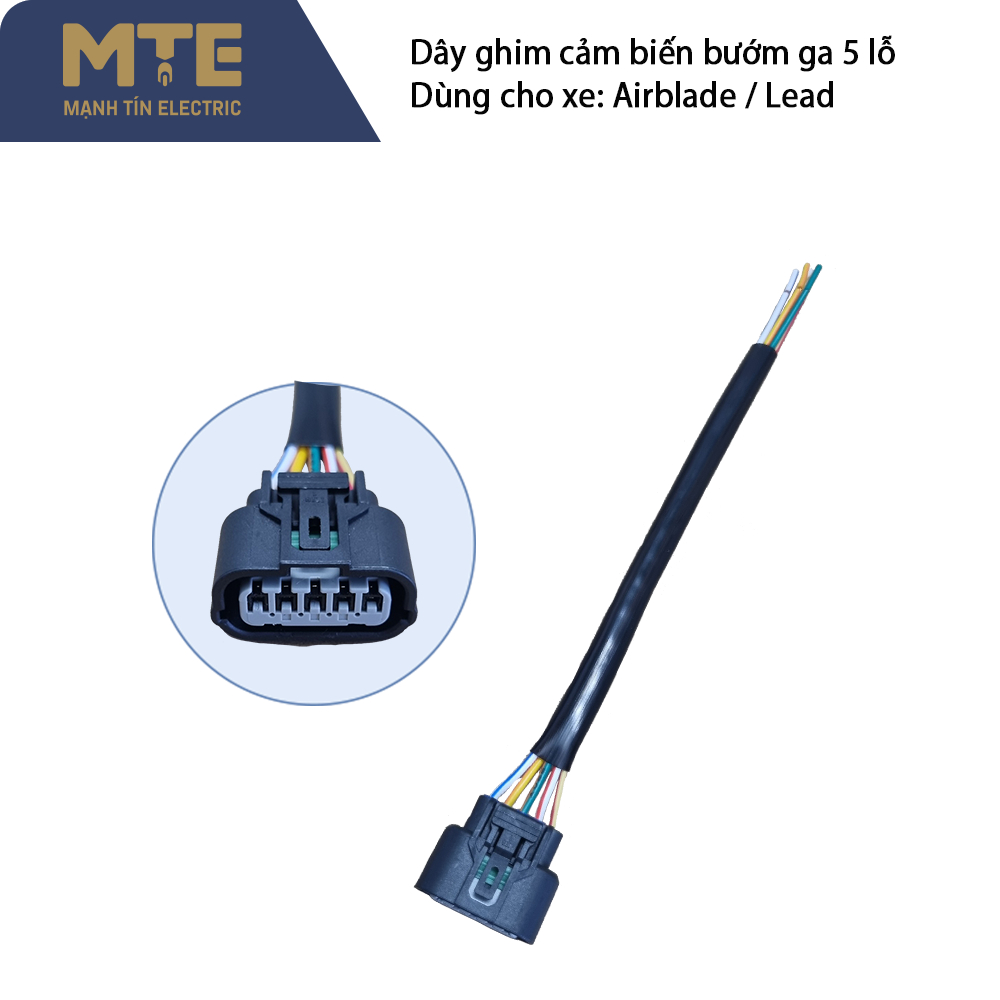 Dây ghim cảm biến bướm ga TPS 5 lỗ dùng cho xe Airblade/ Lead 110