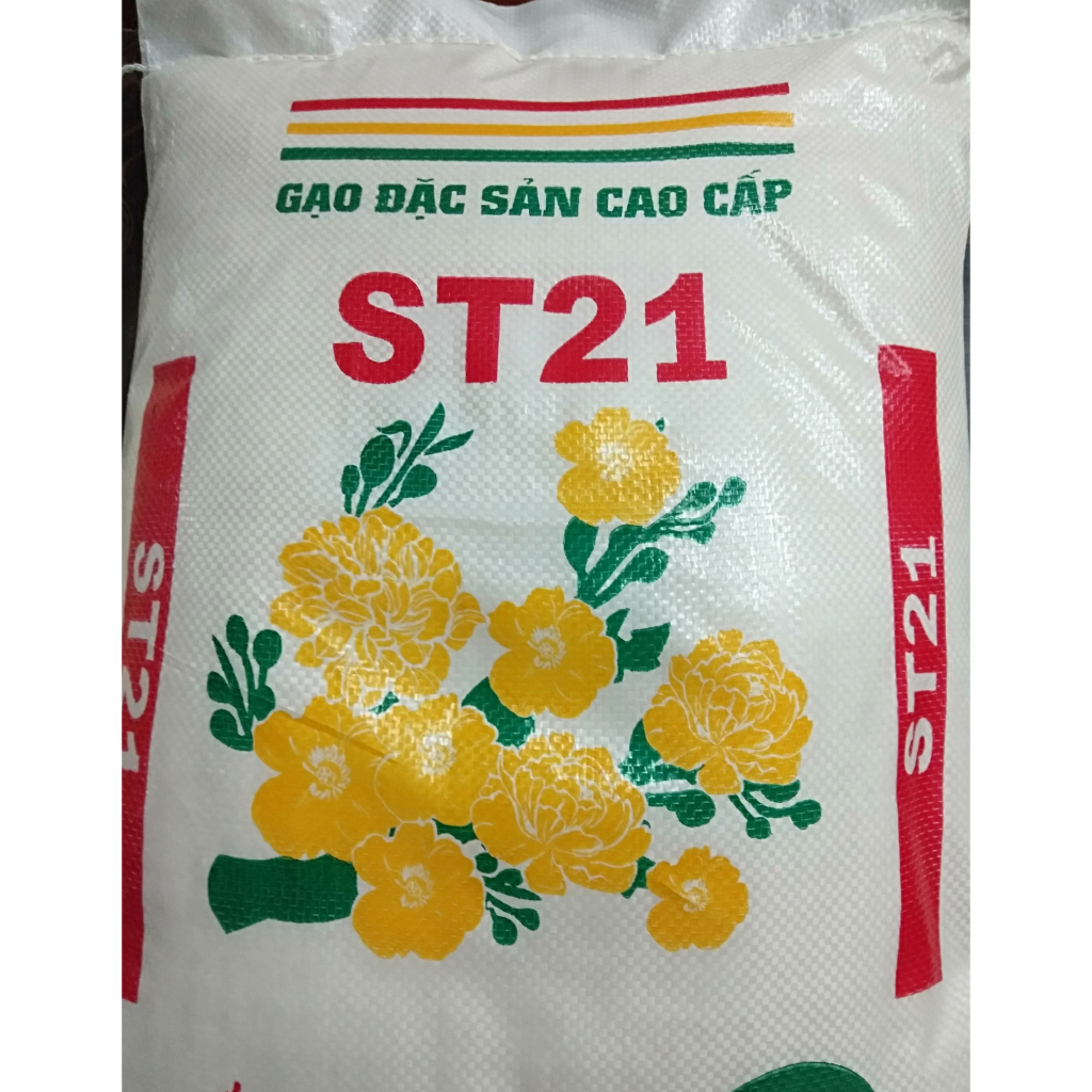 Túi 10KG Gạo ST21 Sóc Trăng mới