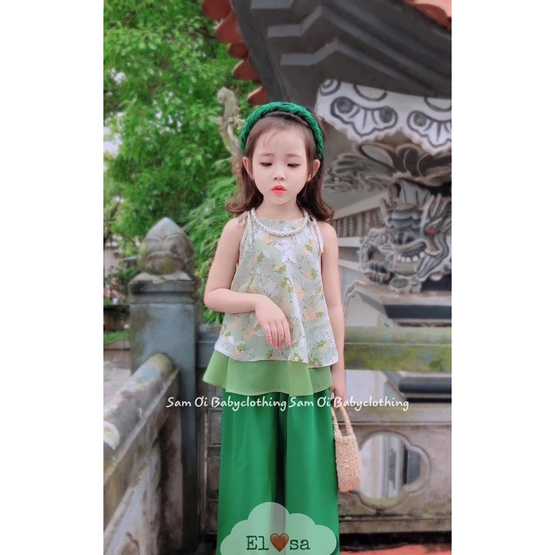 SET YẾM HOA NHÍ KÈM BỜM TÓC CHO BÉ GÁI