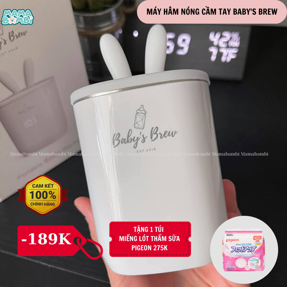 MÁY HÂM BÌNH SỮA DI ĐỘNG BABY'S BREW - Hàng chính hãng