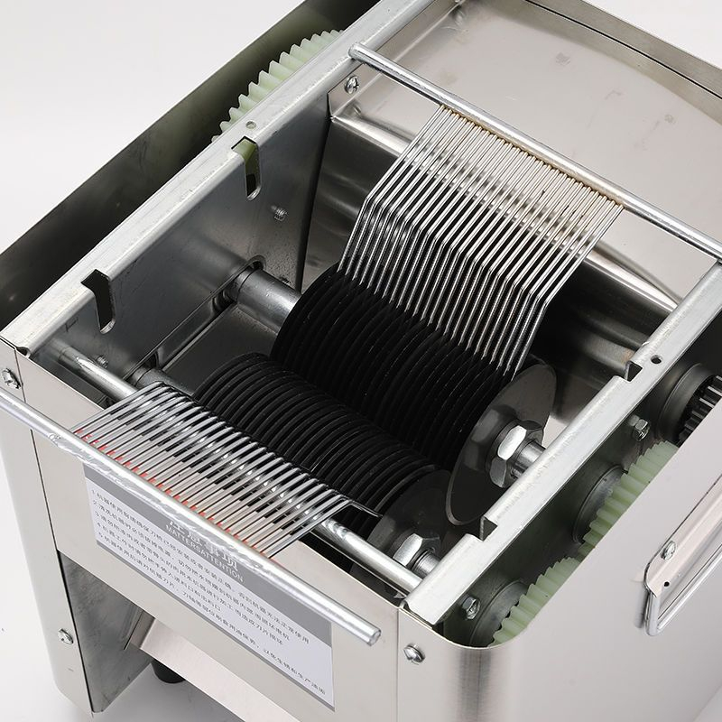 Máy thái thịt tươi sống HD85 1 cửa dao chuyên cắt thịt bò công xuất 750w 2.0mm 2.5mm 3.5mm 5.0mm - 20mm dễ dàng vệ sinh