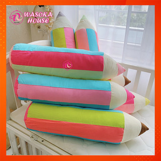 Gối ôm trẻ em, gối ôm bút chì cầu vòng 70cm, hình bút chì nhiều màu sắc cute