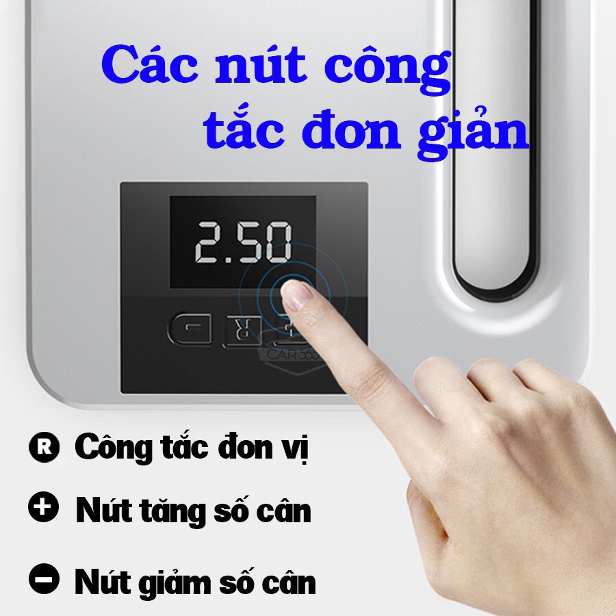 Bơm Lốp Ô Tô Toyota Tự Ngắt Cao Cấp  - Bơm Nhanh Và Siêu Bền - Thiết Kế Hiện Đại