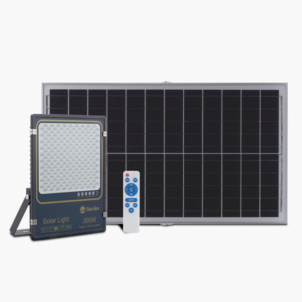 Đèn chiếu pha năng lượng mặt trời Rạng Đông 300W Model: CP03.SL.RAD 300W.V2 - Chính Hãng bảo hành 2 năm