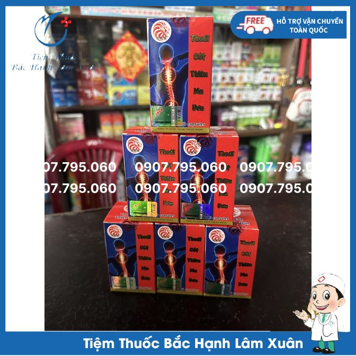Thoái Cốt Thiên Ma Đơn Hỗ Trợ Ngừa Nhức Khớp, Phong Thấp Hộp 30 Viên -Tiệm T.B Hạnh Lâm Xuân