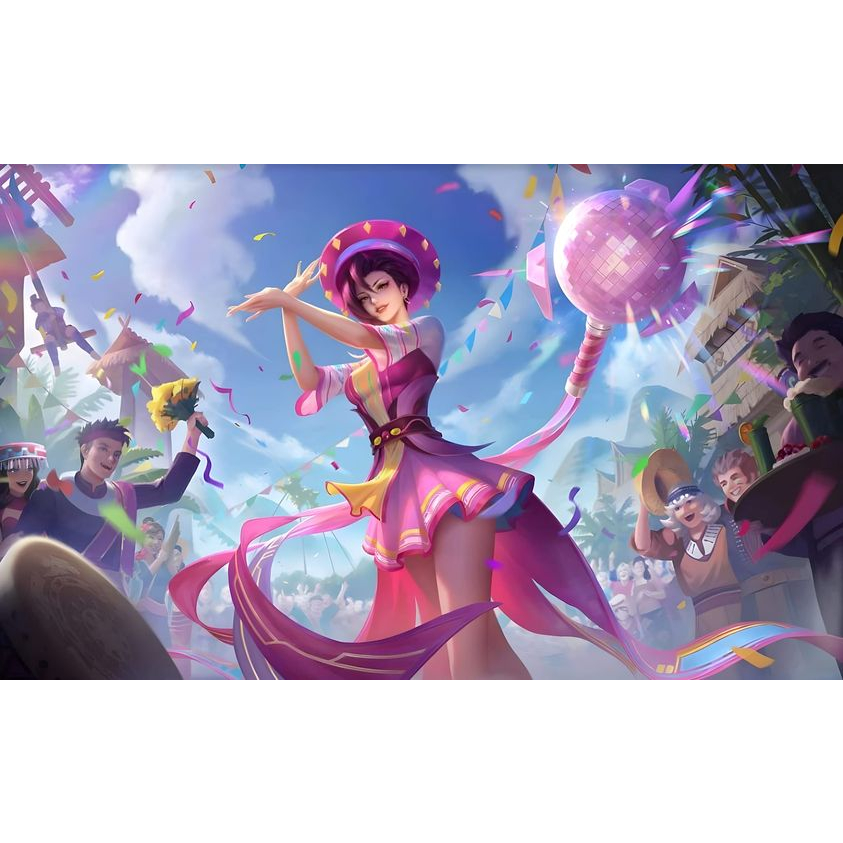 Tranh Decal dán tường Liên Quân Mobile NATALYA keo sẵn