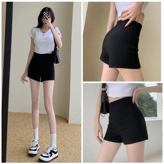Quần đùi cotton khiêu vũ nữ lưng cao, chất liệu Umi co giãn 4 chiều