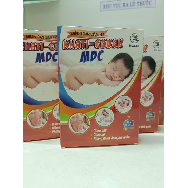 Miếng dán giảm ho Khati - cough MDC