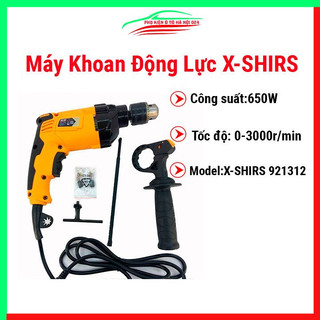 Máy khoan động lực x-shirs 650w 921312 cao cấp dây đồng
