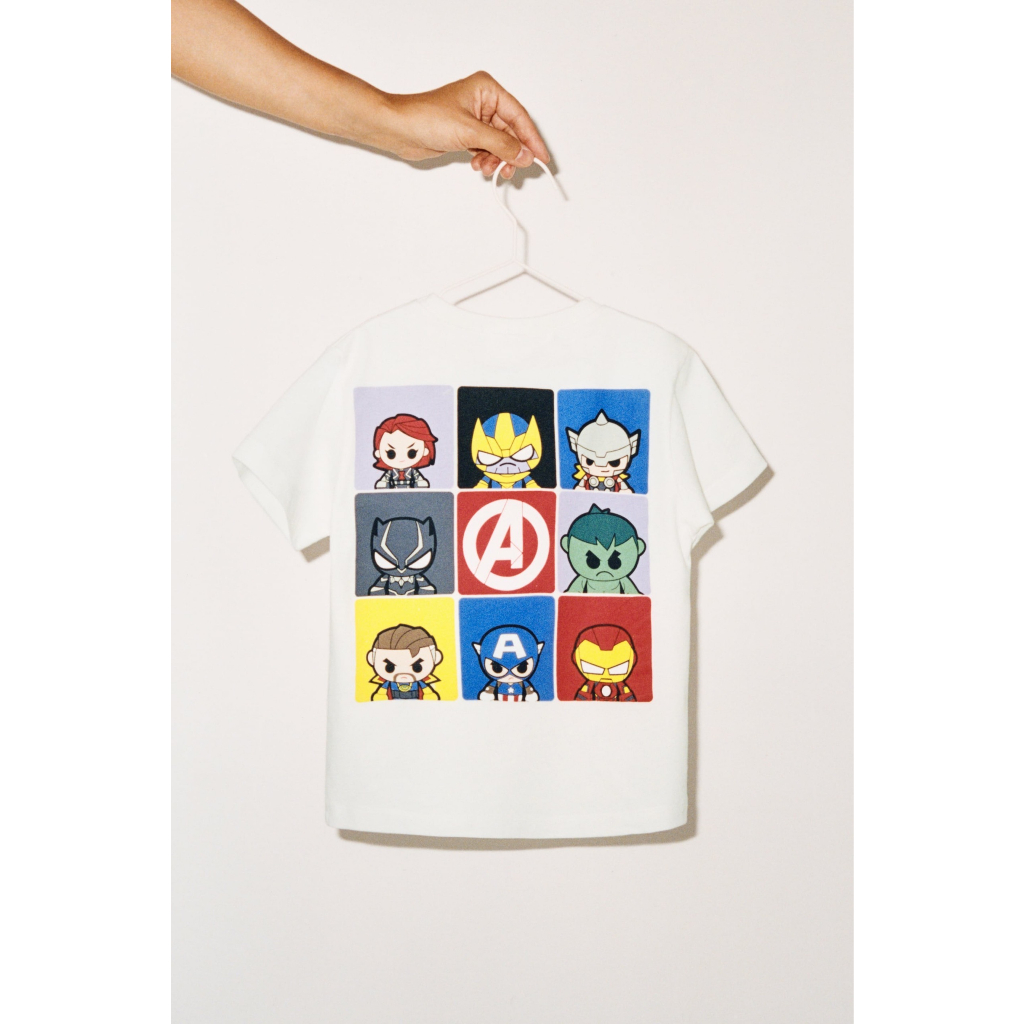 Áo thun cho bé hình MARVEL, Áo siêu nhân cho bé trai, TP KIDS,[M453]