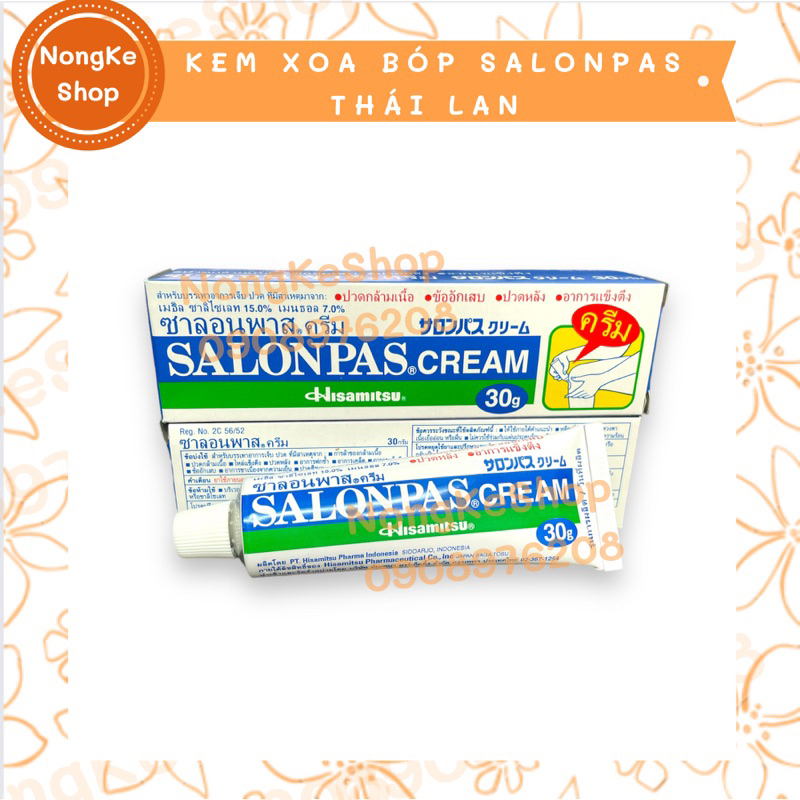 KEM XOA BÓP SALONPAS THÁI LAN 30G