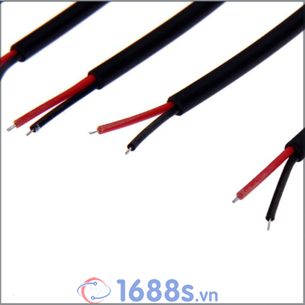 Dây nguồn, jack nguồn, đầu nối DC 12V - 5.5*2.1mm  - 1688s.vn