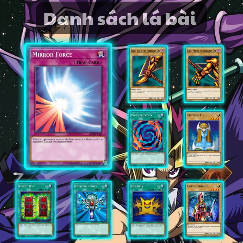 Bài in Yugioh Tiếng Việt - Bộ bài Yugi