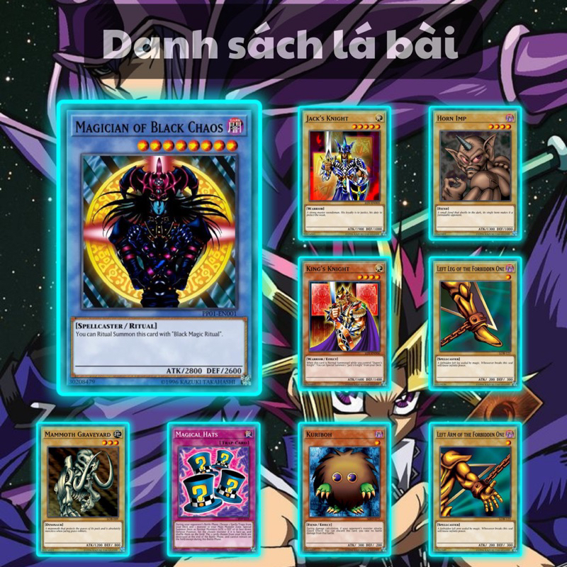 Bài in Yugioh Tiếng Việt - Bộ bài Yugi