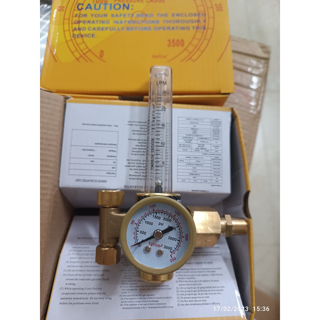 Đồng hồ khí Argon đồng thau (loại xịn) - Đồng hồ argon hàn tig