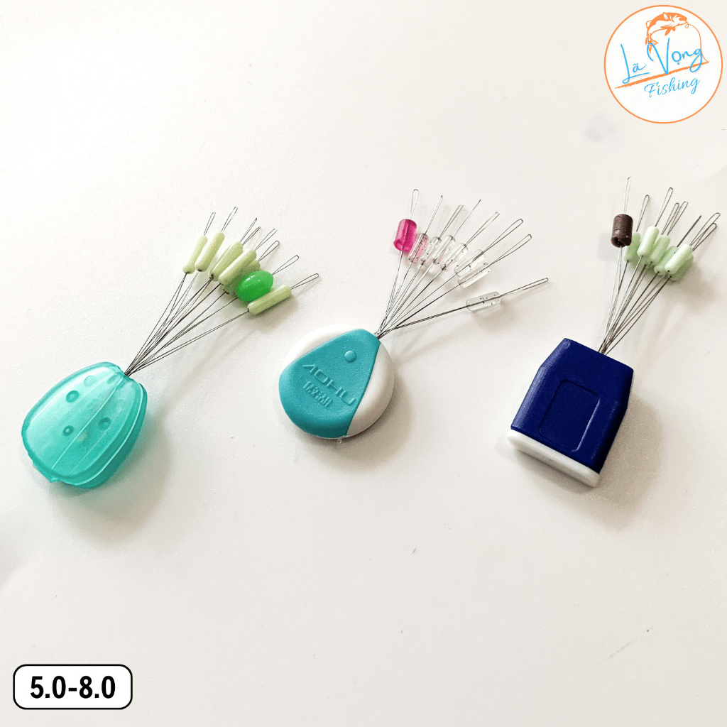 Hạt Chặn Set Trục Săn Hàng Câu Cá, Câu Đài, Tép hạt chặn size 1.0 - 14.0