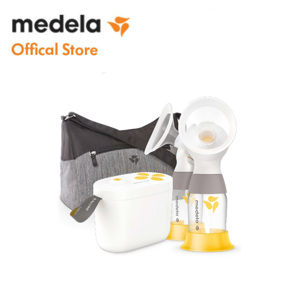 Máy hút sữa Medela Pump in style MaxFlow | Máy hút sữa điện đôi có túi xách và bộ bảo quản lạnh.