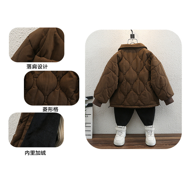 Áo khoác lót nỉ ấm cho bé