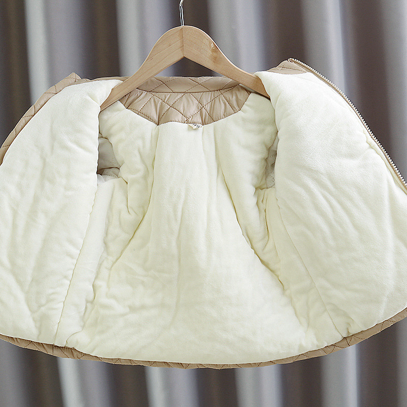 Áo khoác lótt lông cho bé gái, xinh xẮN