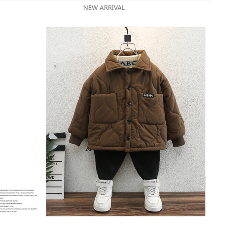 Áo khoác lót nỉ ấm cho bé