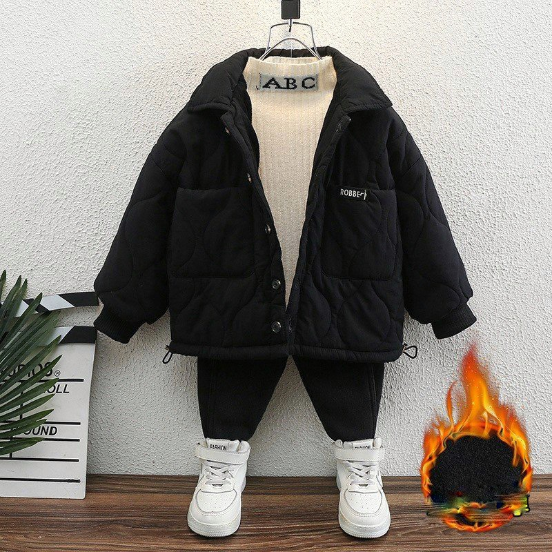 Áo khoác lót nỉ ấm cho bé