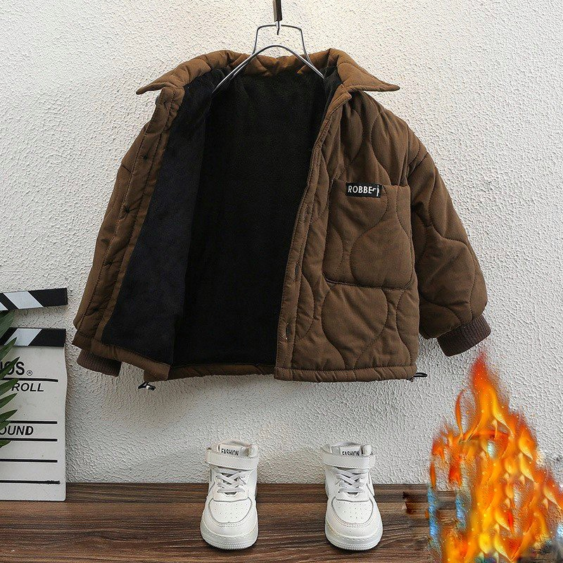 Áo khoác lót nỉ ấm cho bé