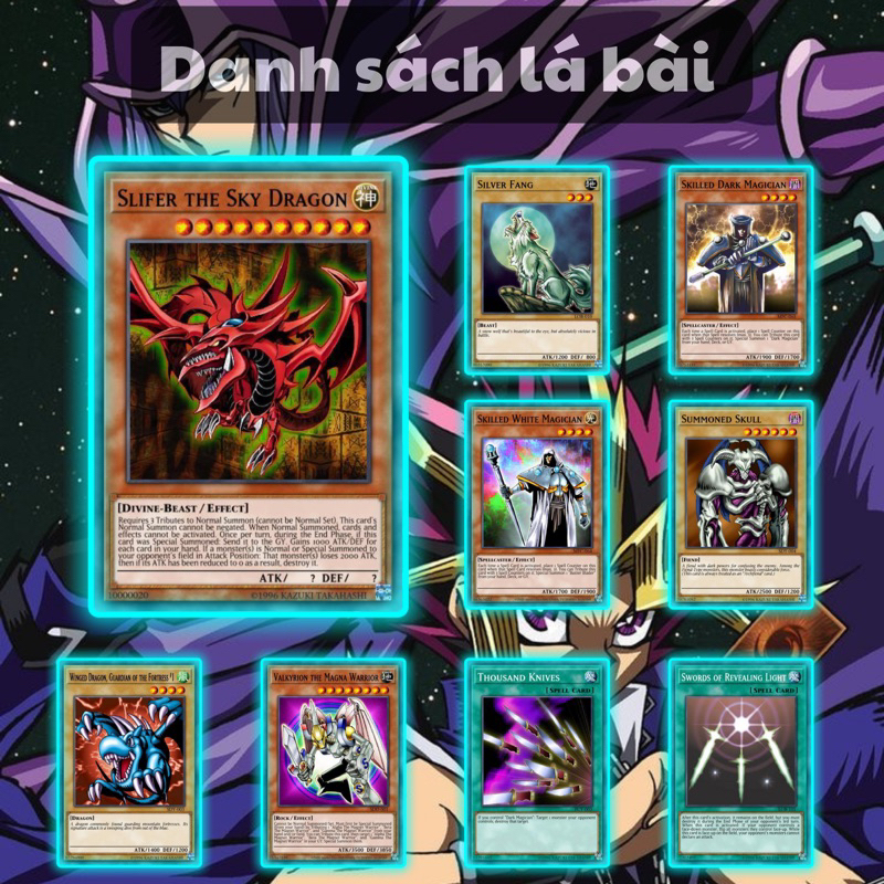 Bài in Yugioh Tiếng Việt - Bộ bài Yugi