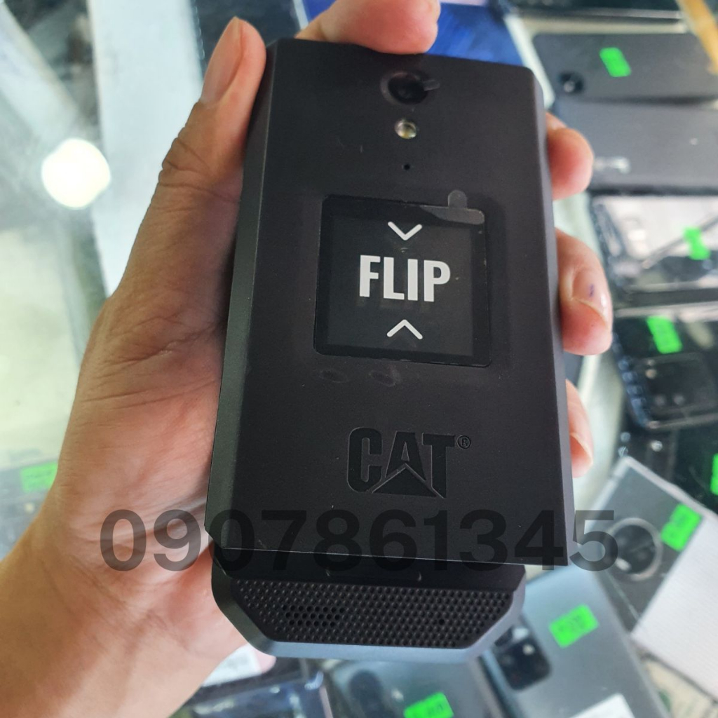 Điện thoại Cat S22 flip bản quốc tế 1 sim màn hình cảm ứng phím bấm cơ chuẩn bền trâu chống va đập - kháng nước