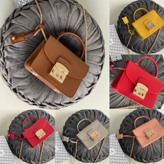 Túi W199-18 Furla Metropolis fullbox form chuẩn da thật dày dặn