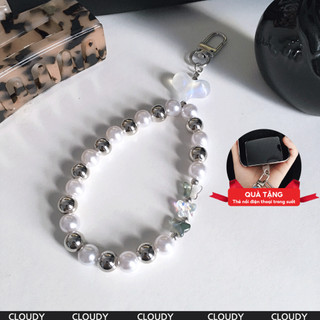Cloudy - keychain/keyring handmade dây móc chìa khóa/điện thoại i by lita i 02