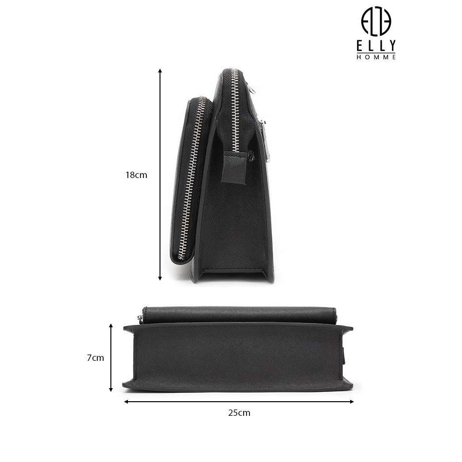 Túi Clutch nam da thật ELLY HOMME – ECM15