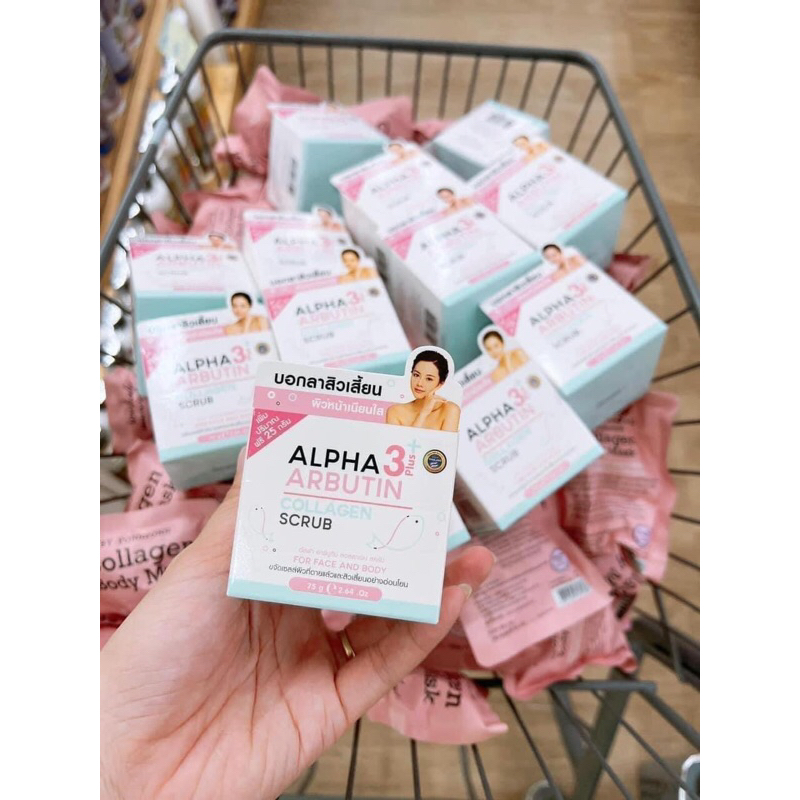 (Order và có sẵn) Tẩy da chết cho mặt Alpha Arbutin - TháiLan