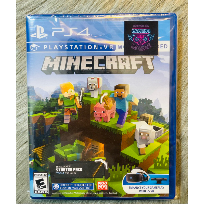 Đĩa Game PS4/PS5 :Minecraft 