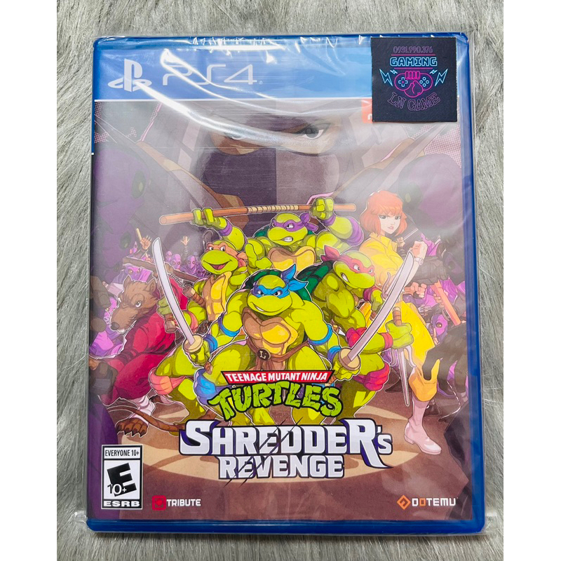 Đĩa Game PS4/PS5 : Teenage Mutant Ninja Turles Shredders Revenge ( new)