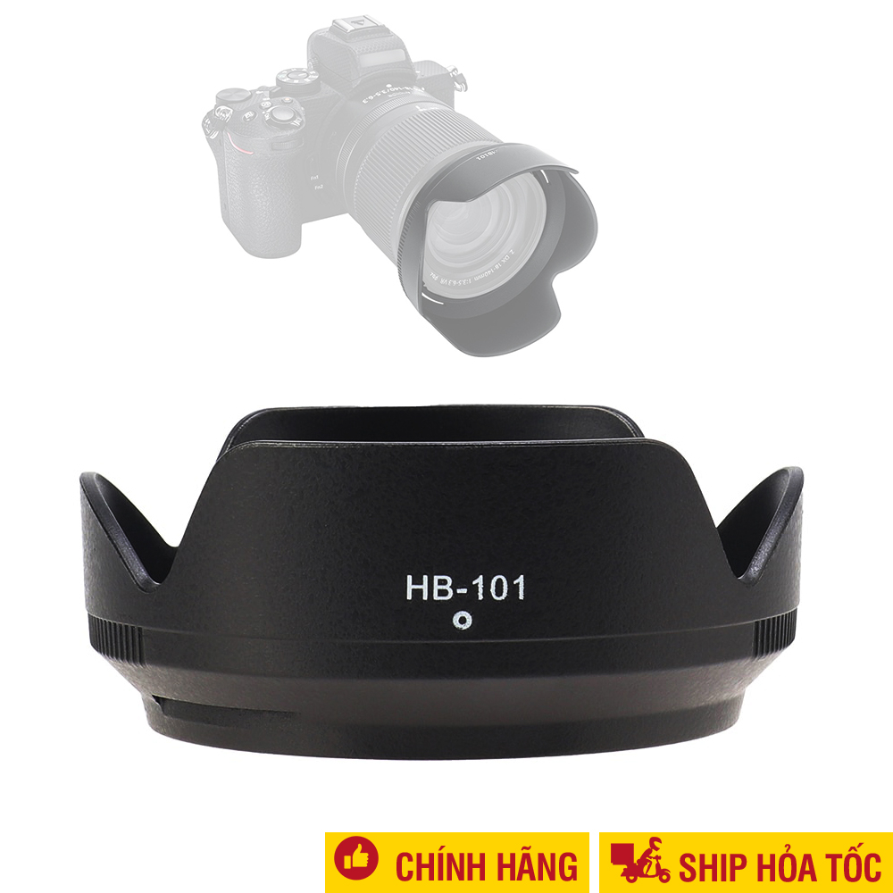 Lens hood HB-101 Nikon HB-40 cho Ống kính Nikon Nikkor Z DX 18-140mm f/3.5-6.3 VR Loa che nắng HB 101
