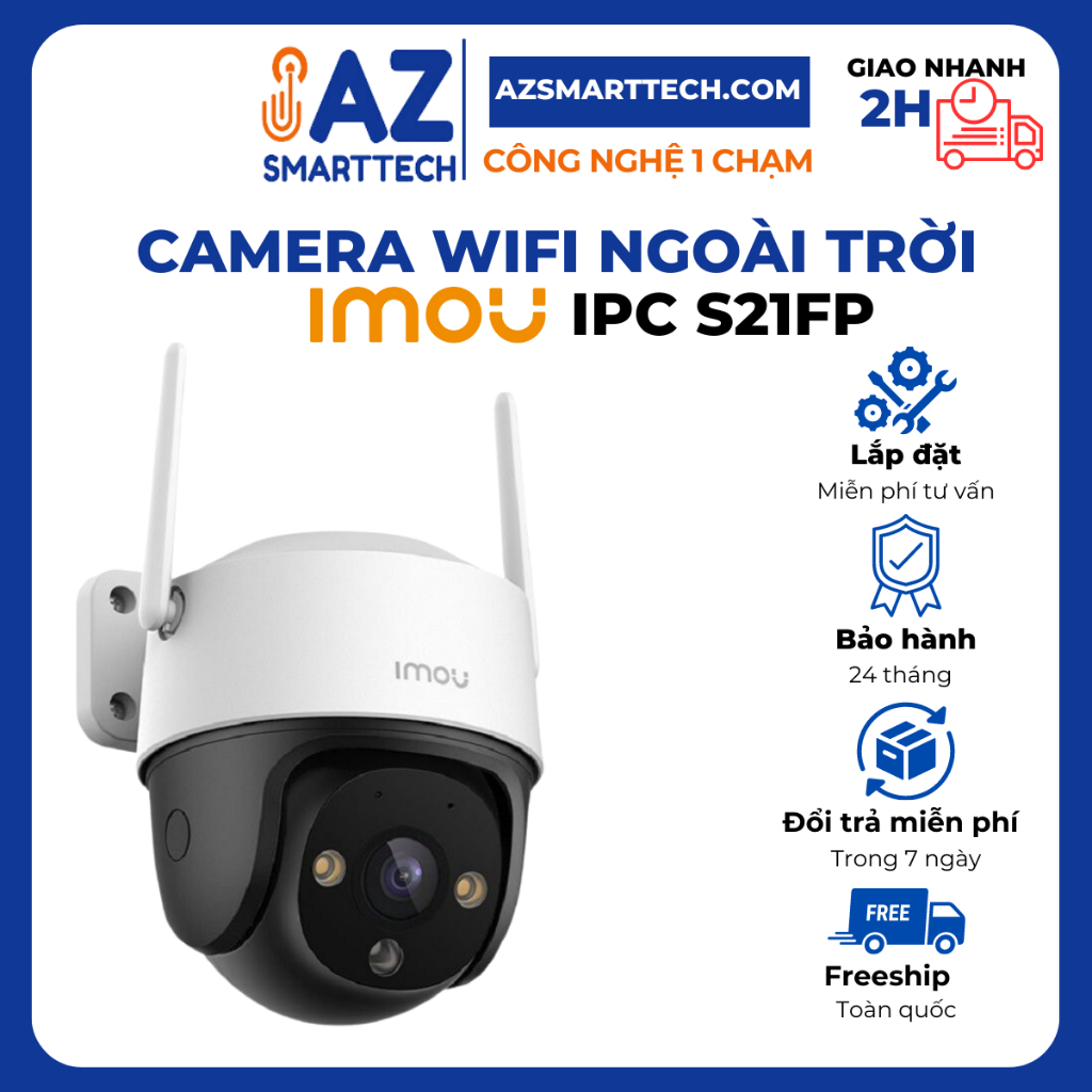 CAMERA IP WIFI IMOU CRUISES SE 2MP XOAY 360 ĐỘ - HÀNG CHÍNH HÃNG - BẢO HÀNH 2 NĂM - IPC S21FP - CAME