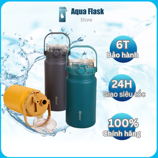 Bình giữ nhiệt aqua flask x27 năng động, dung tích lớn 1050-1500ml, inox 304 nguyên khối cao cấp, siêu bền