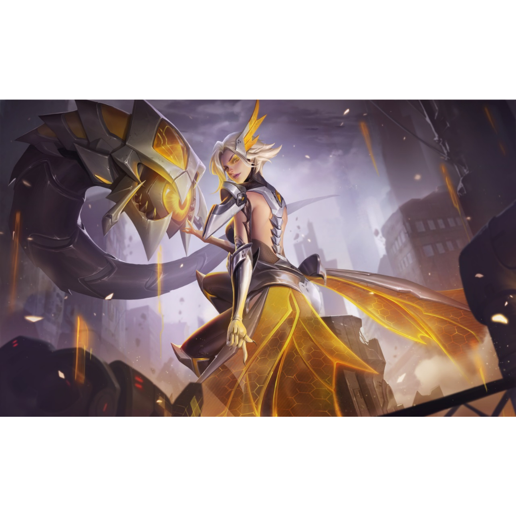 Tranh Decal dán tường Liên Quân Mobile NATALYA keo sẵn