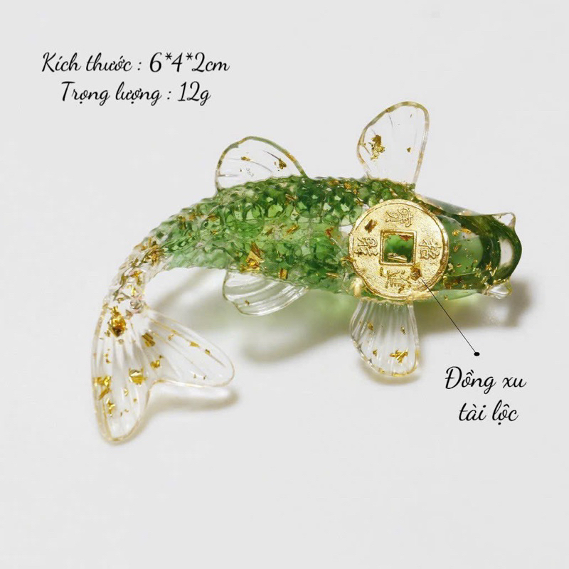 Cá Koi đá thạch anh ,