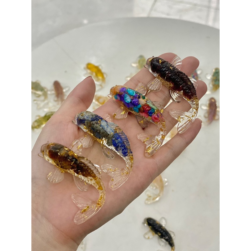 Cá Koi đá thạch anh ,