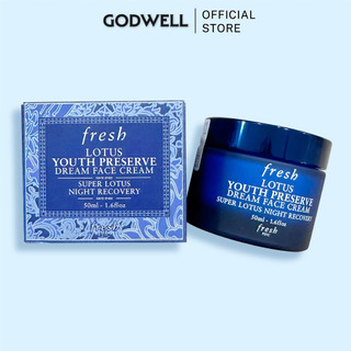 [FRESH] Kem dưỡng ẩm giúp trẻ hoá ban đêm Fresh Lotus Dream Face Cream 50ml