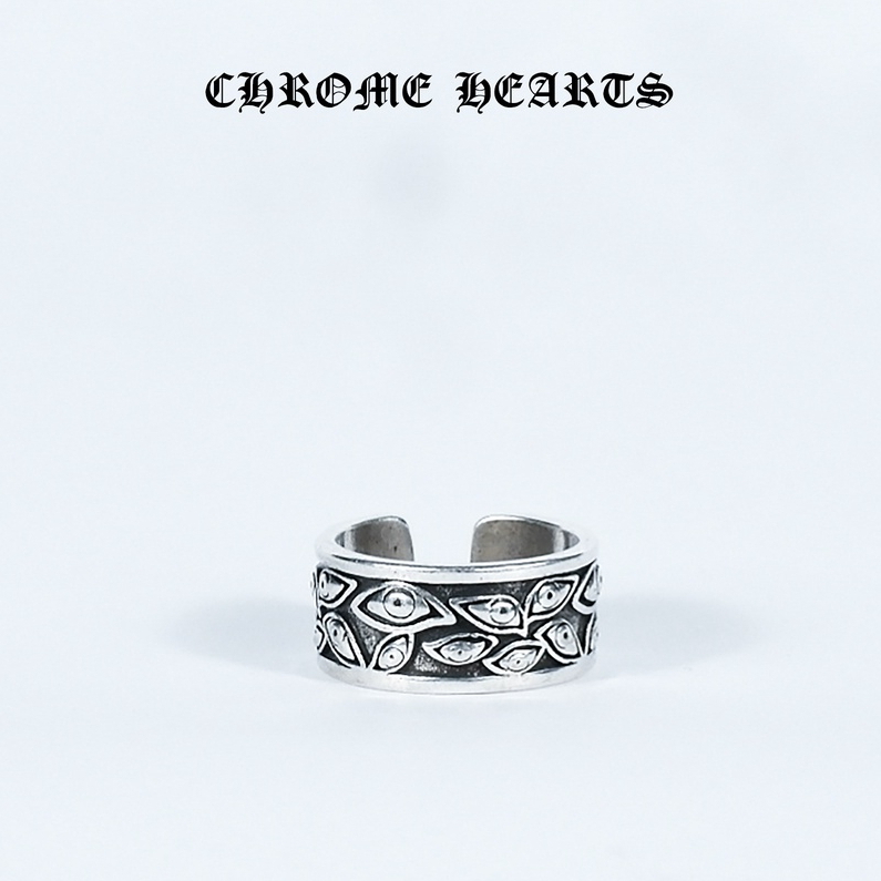 Nhẫn Chrome Heart nam nữ Freesize Titan mạ bạc 925 mẫu mới 2024