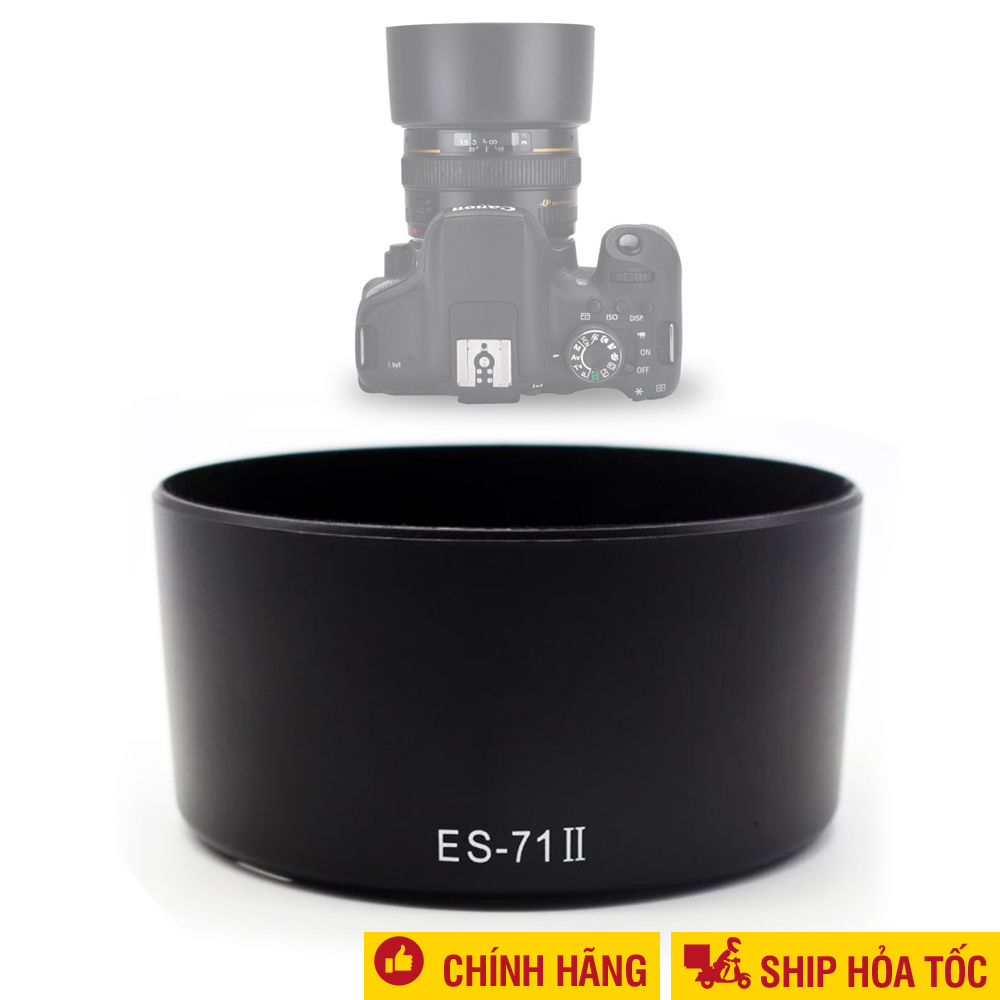 Lens hood Canon ES-71II cho Ống kính Canon CANON EF 50mm f/1.4 USM Loa che nắng ES 71II