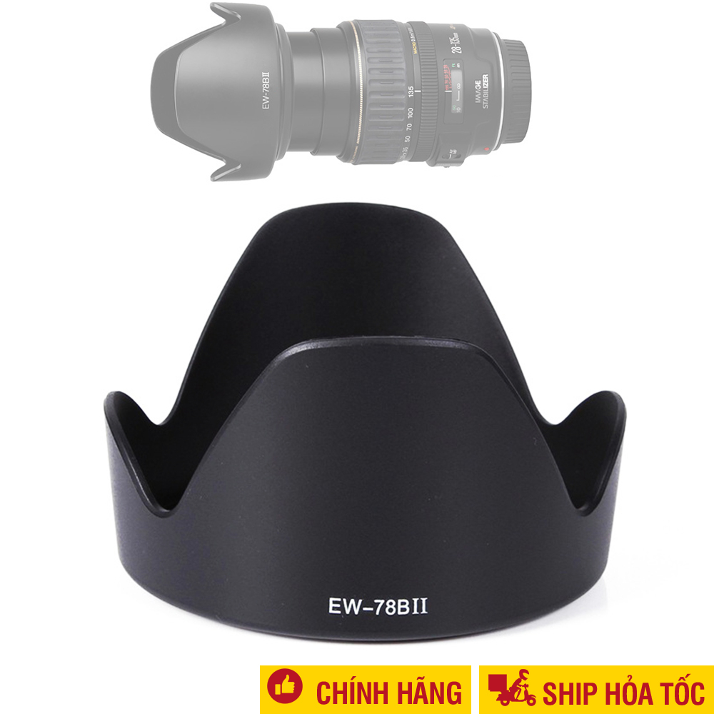 Lens hood Canon EW-78BII cho Ống kính CANON EF 28-135mm f/3.5-5.6 IS USM Loa che nắng EW 78BII