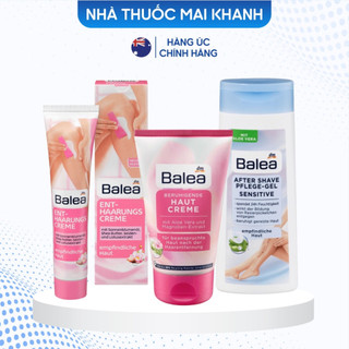 Kem tẩy lông và kem dưỡng sau wax làm dịu da Balea, tẩy lông và ức chế mọc lông Balea-Nội địa Đức