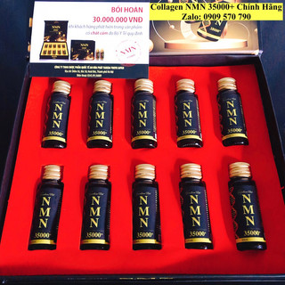 Collagen NMN 35000+ làm đẹp da, chống lão hóa, đẩy lùi tuổi già - Hộp 10 chai
