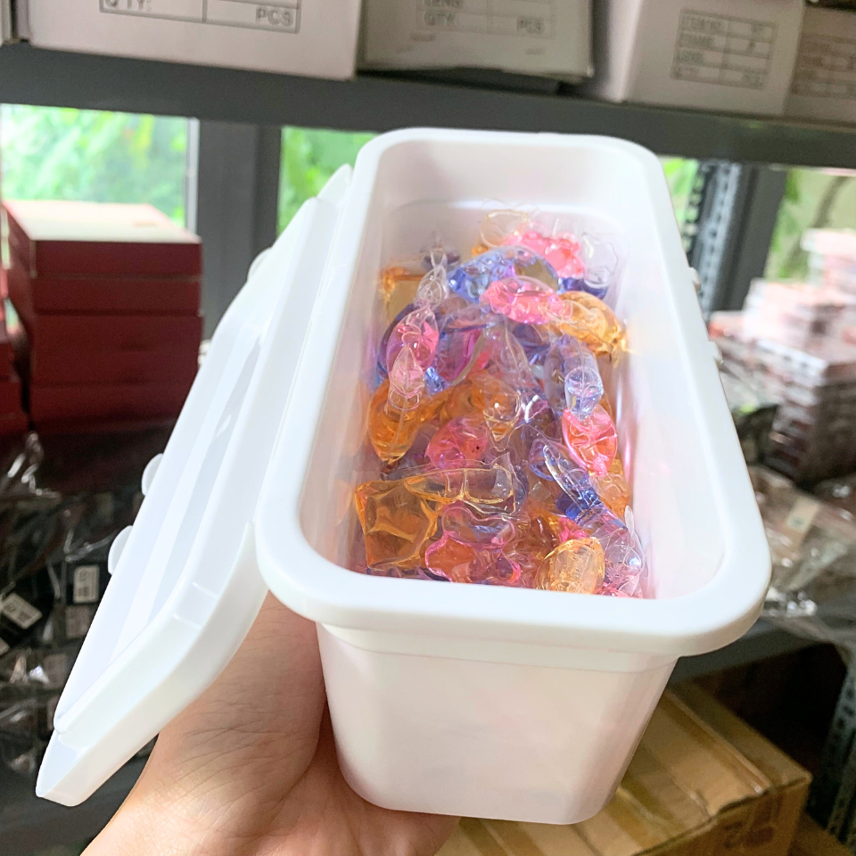 Hộp 30 viên giặt xả quần áo 3 trong 1 giặt sạch, xả mềm, lưu hương nhẹ nhàng, Nước giặt khử khuẩn, an toàn cho cả em bé
