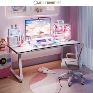 Bàn gaming chân sắt uốn cong cá tính thiết kế viền bo tròn an toàn thương hiệu MEIR - AM95