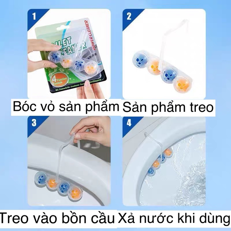 VIÊN TREO BỒN CẦU VIM POWER KHỬ MÙI THƠM MÁT 55G